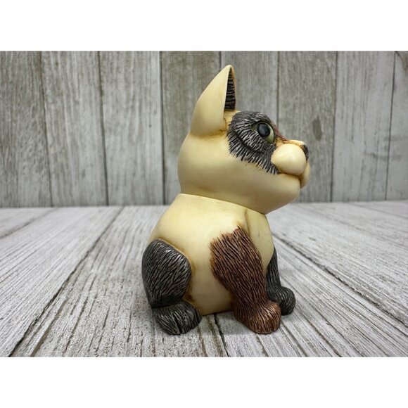 Vtg Harmony Kingdom Pot Belly's "Alfalfa" Cat Kitten Figurine 2003 Hidden Mouse - Picture 4 of 9